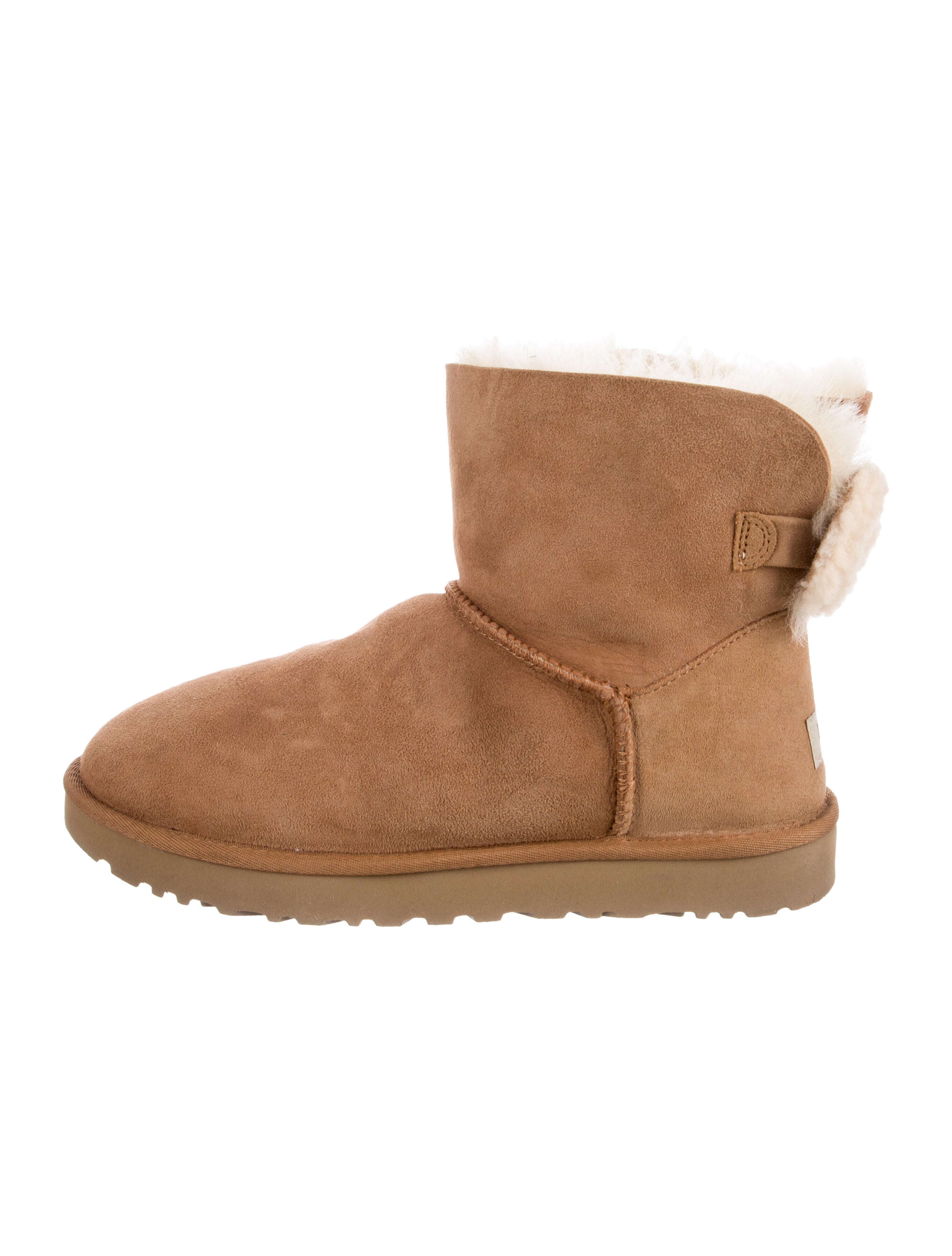 UGG Suede Bow Accents Boots