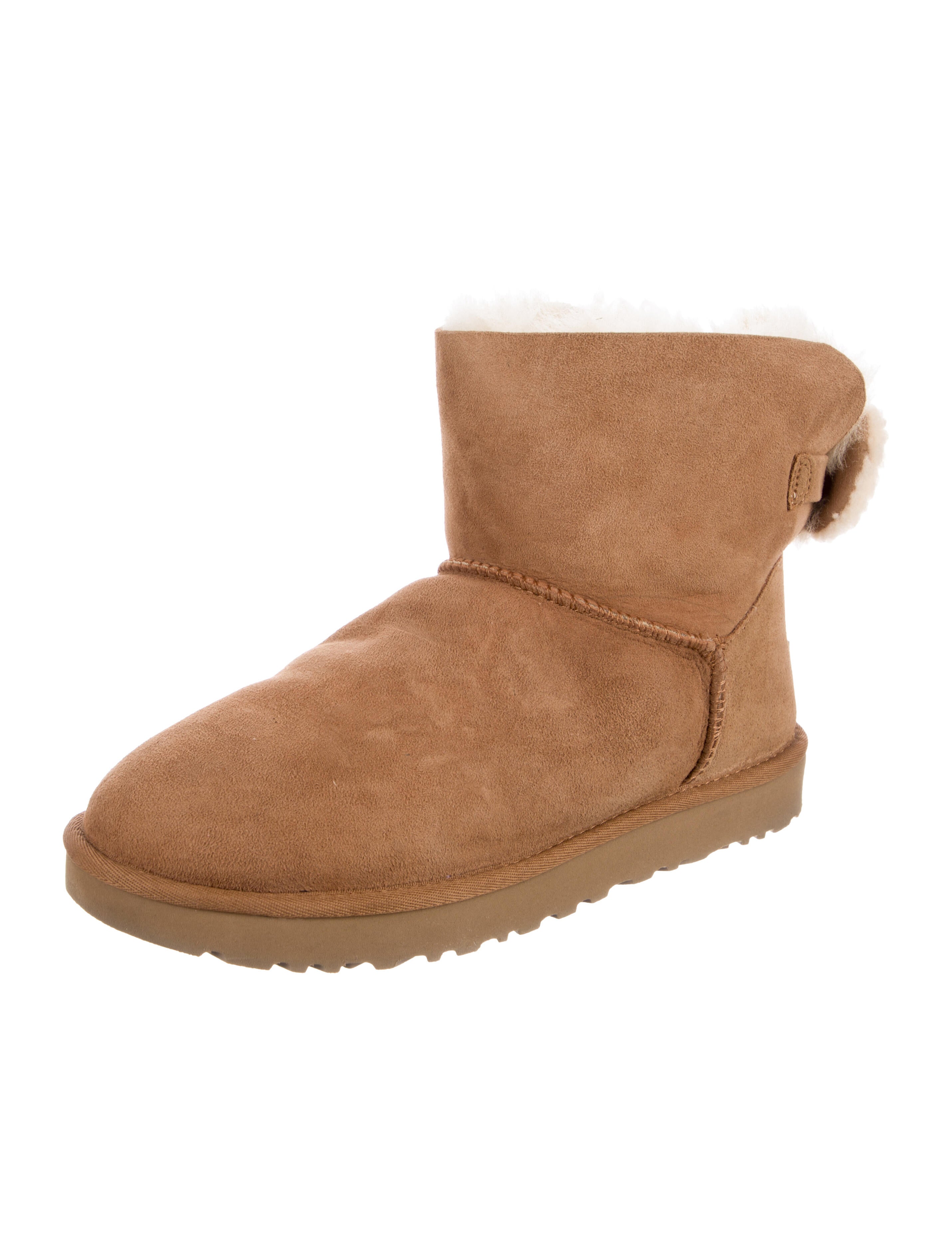 UGG Suede Bow Accents Boots