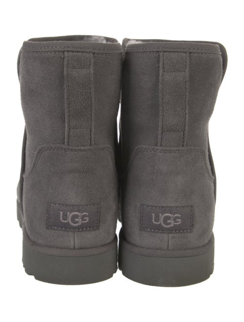 UGG Suede Fur Trim Boots