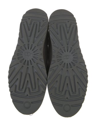 UGG Suede Fur Trim Boots