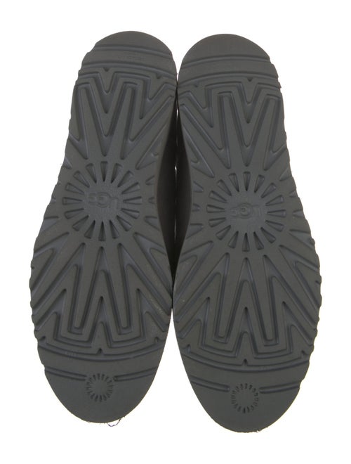 UGG Suede Fur Trim Boots