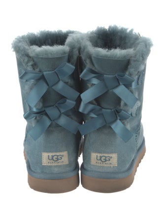 UGG Suede Bow Accents Boots