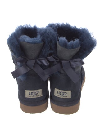 UGG Suede Bow Accents Boots