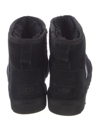 UGG Suede Printed Snow Boots