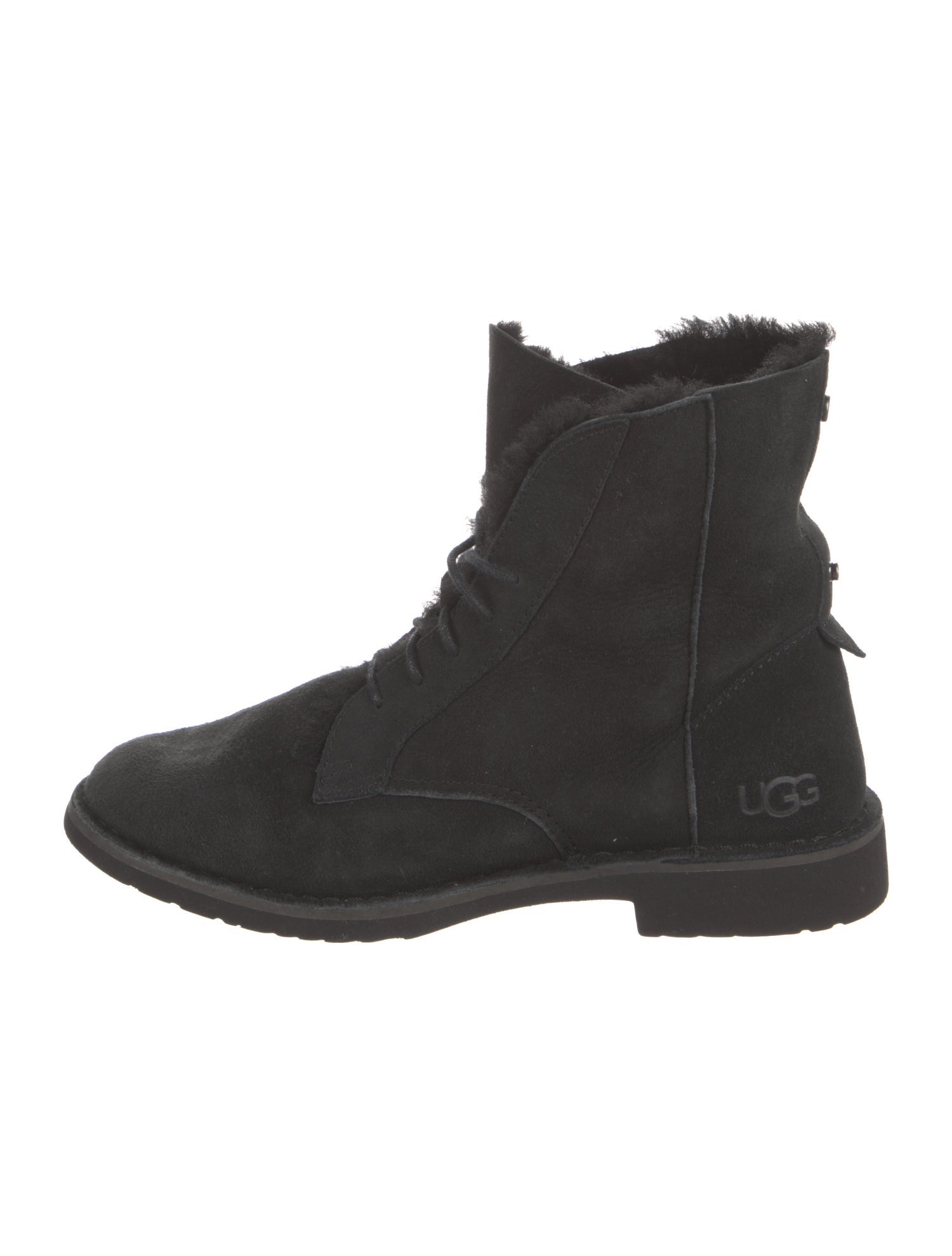 UGG Suede Lace-Up Boots