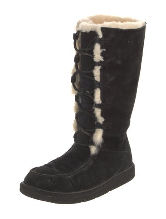 UGG Suede Lace-Up Boots
