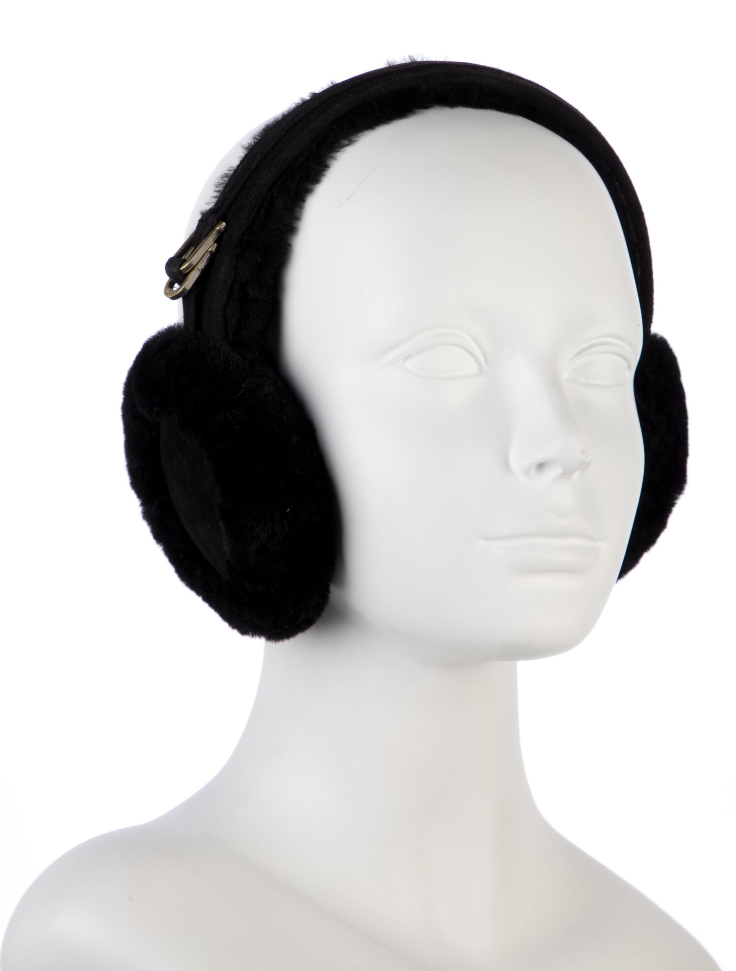 UGG Suede & Shearling Ear Muffs