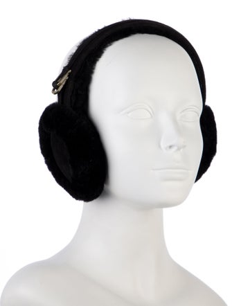 UGG Suede & Shearling Ear Muffs