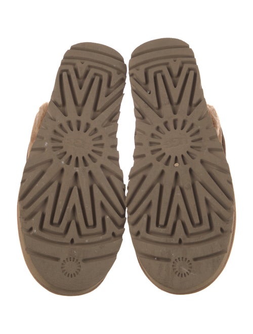 UGG Suede Fur Trim Boots