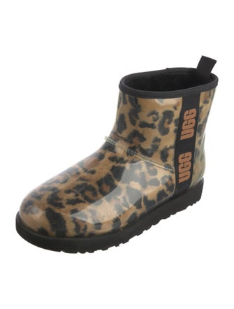 UGG PVC Animal Print Rain Boots