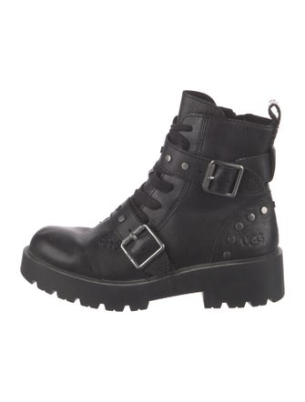 UGG Leather Combat Boots