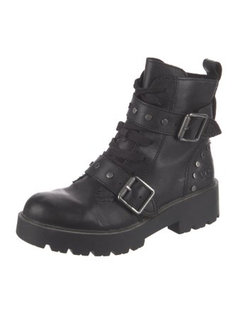 UGG Leather Combat Boots