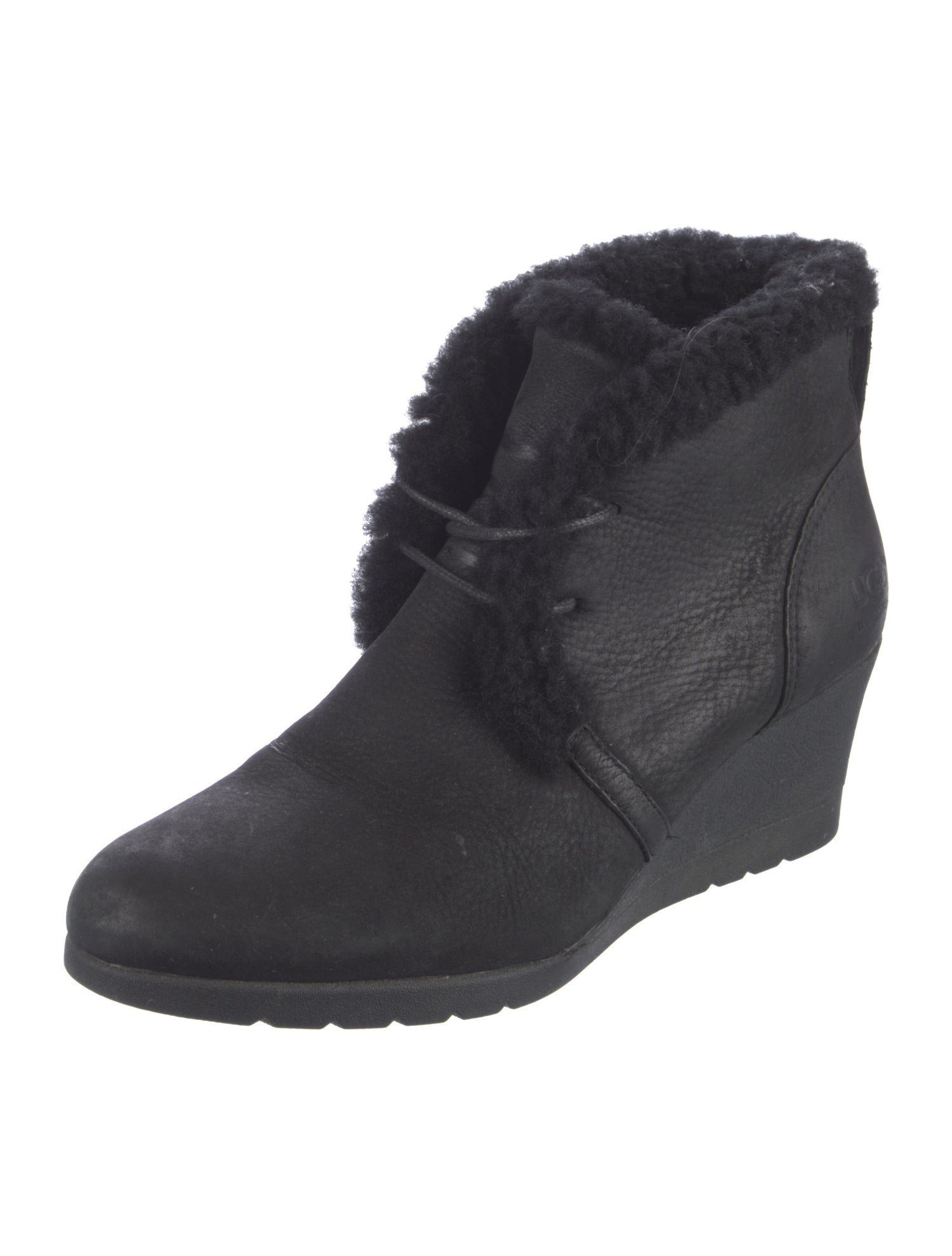 UGG Suede Lace-Up Boots