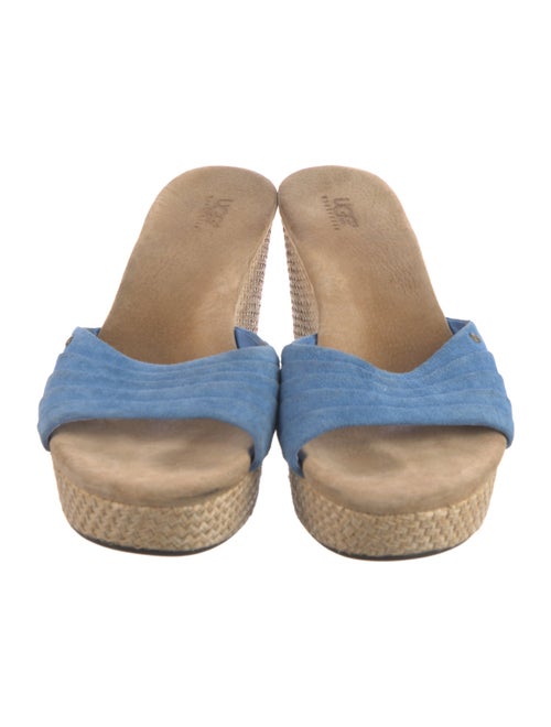 UGG Signature Logo Suede Espadrilles