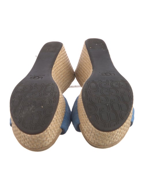 UGG Signature Logo Suede Espadrilles