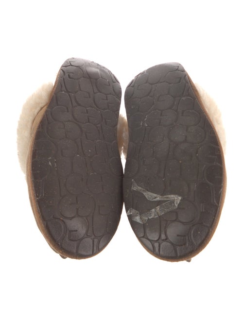 UGG Suede Fur Trim Mules