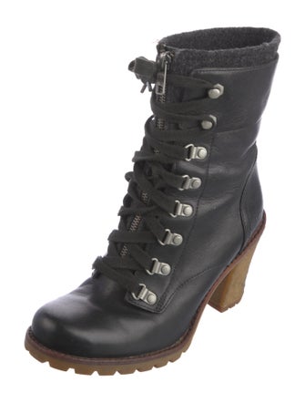 UGG Leather Lace-Up Boots