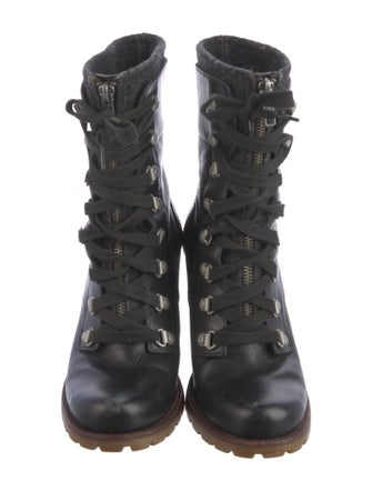 UGG Leather Lace-Up Boots