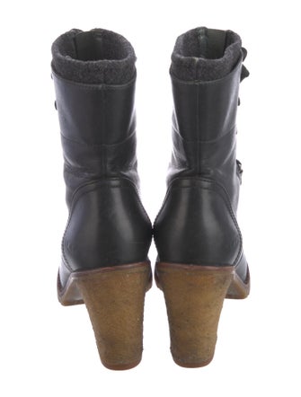 UGG Leather Lace-Up Boots