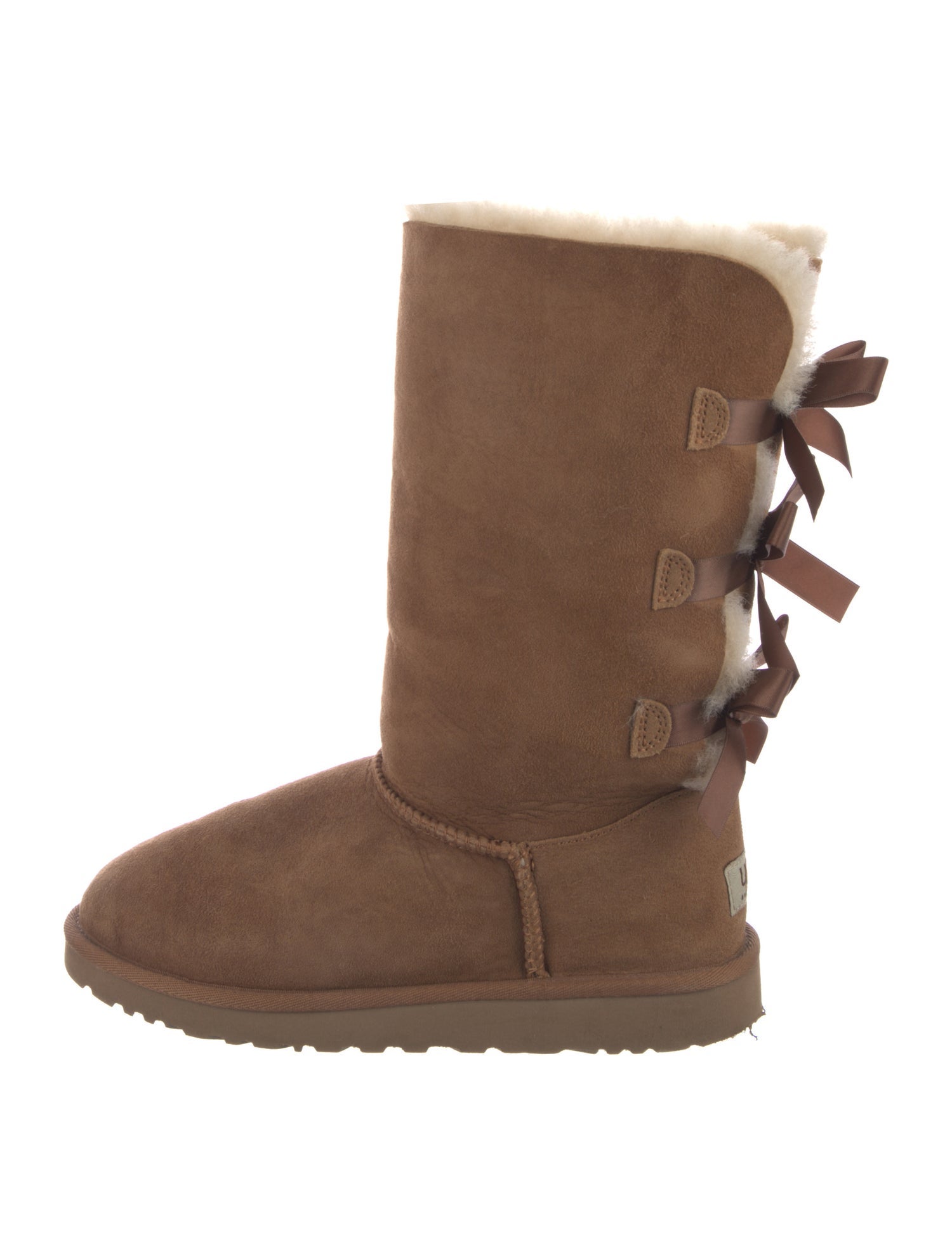 UGG Suede Bow Accents Boots
