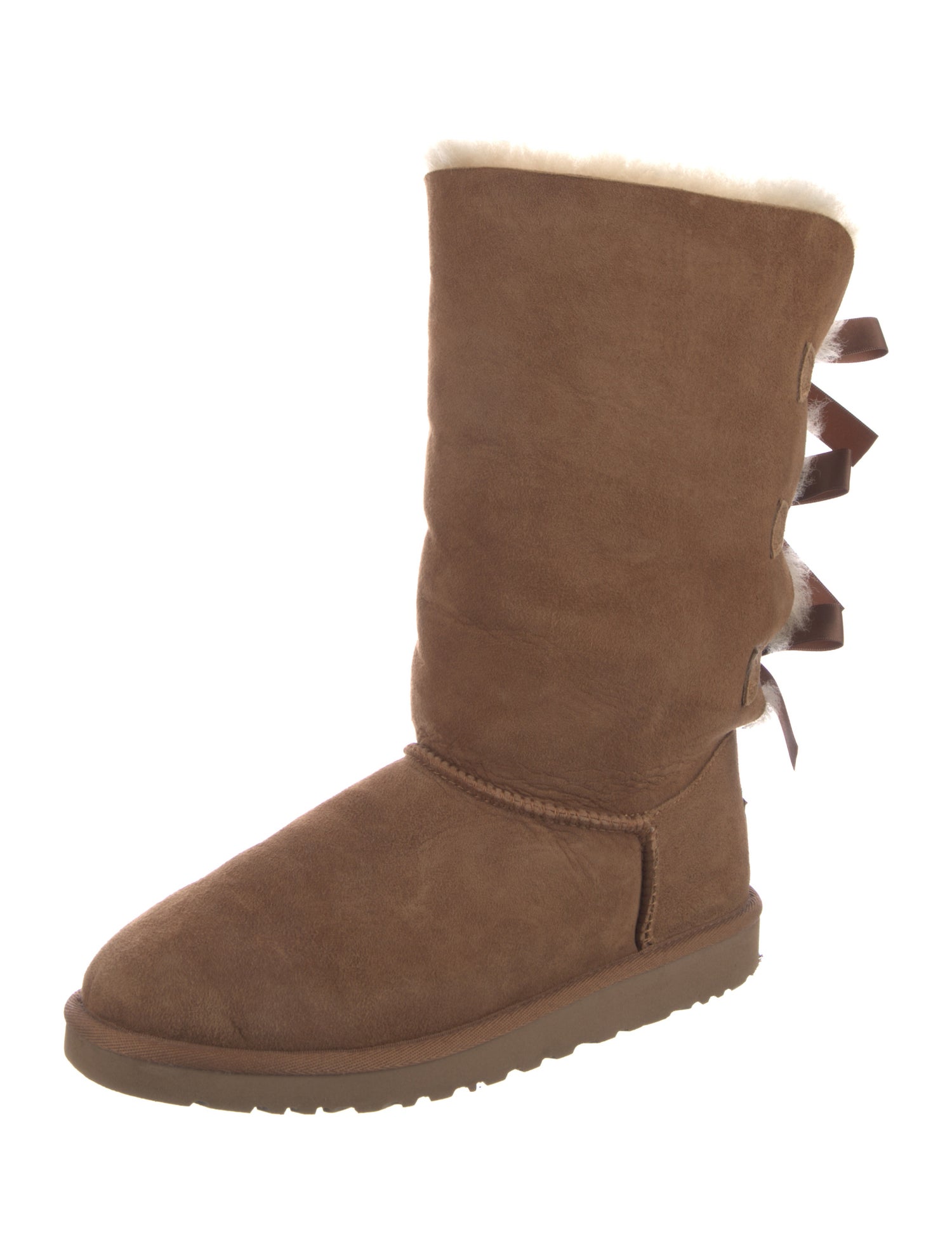 UGG Suede Bow Accents Boots