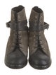 UGG Suede Studded Accents Combat Boots