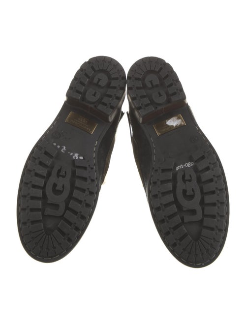 UGG Suede Studded Accents Combat Boots