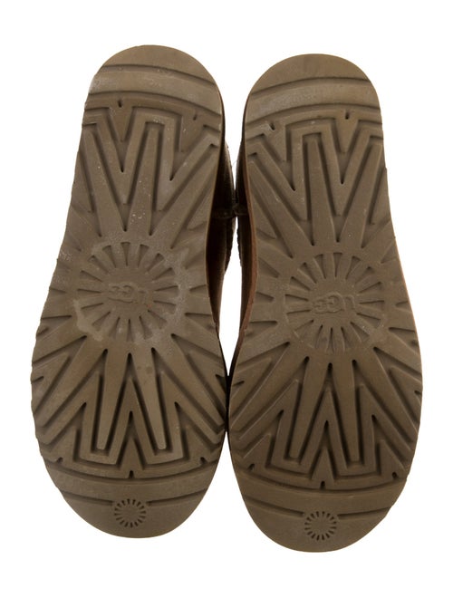 UGG Suede Fur Trim Boots