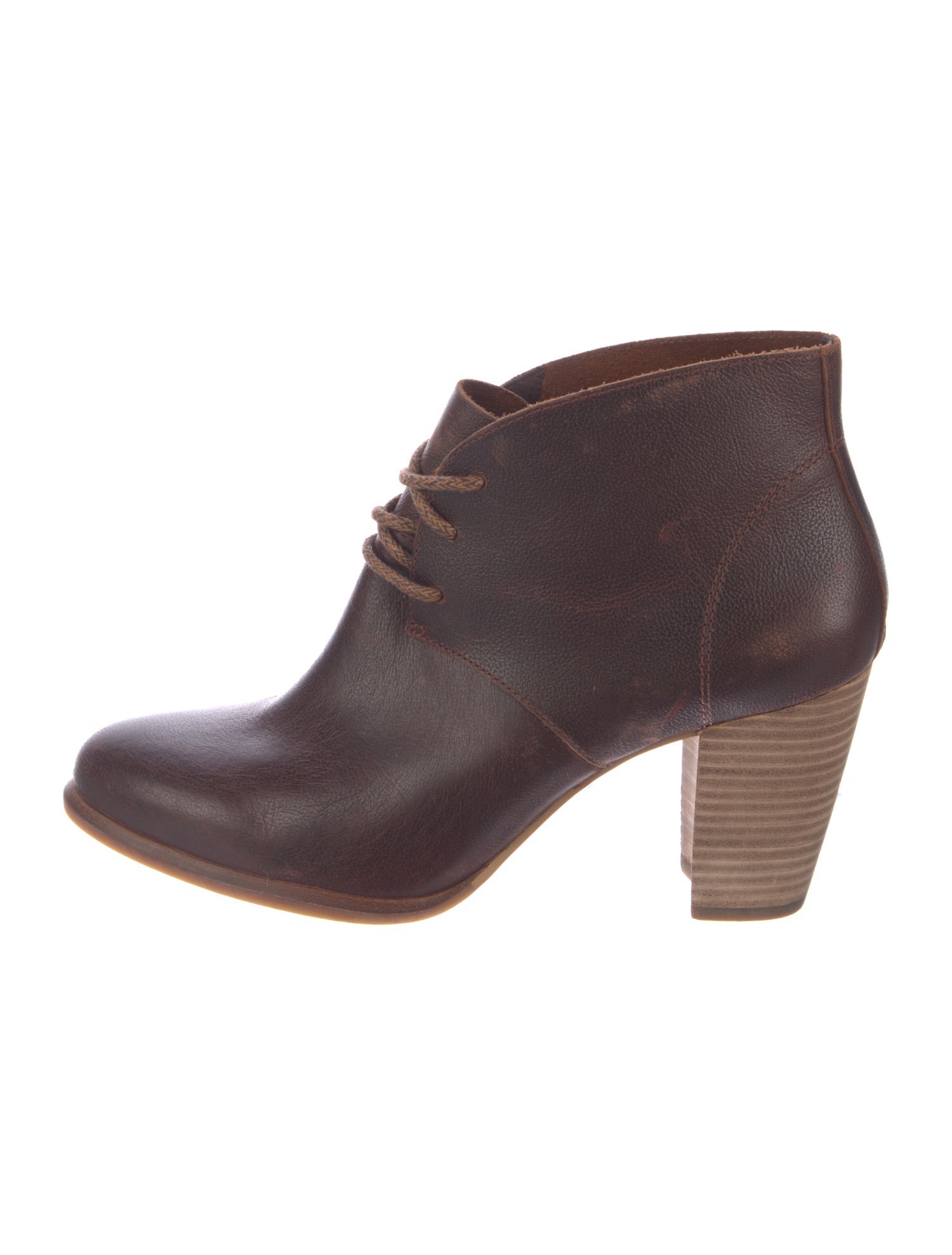 UGG Leather Lace-Up Boots