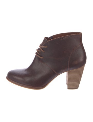 UGG Boots Leather Lace-Up 9