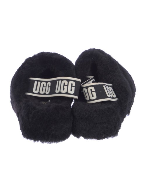 UGG Faux Fur Slingback Sandals