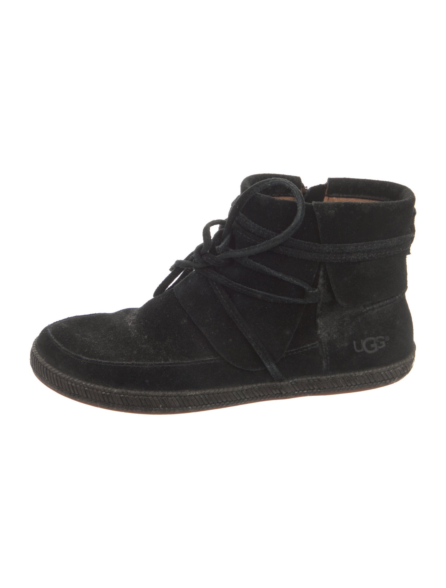 UGG Suede Lace-Up Boots