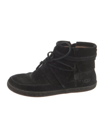 UGG Suede Lace-Up Boots