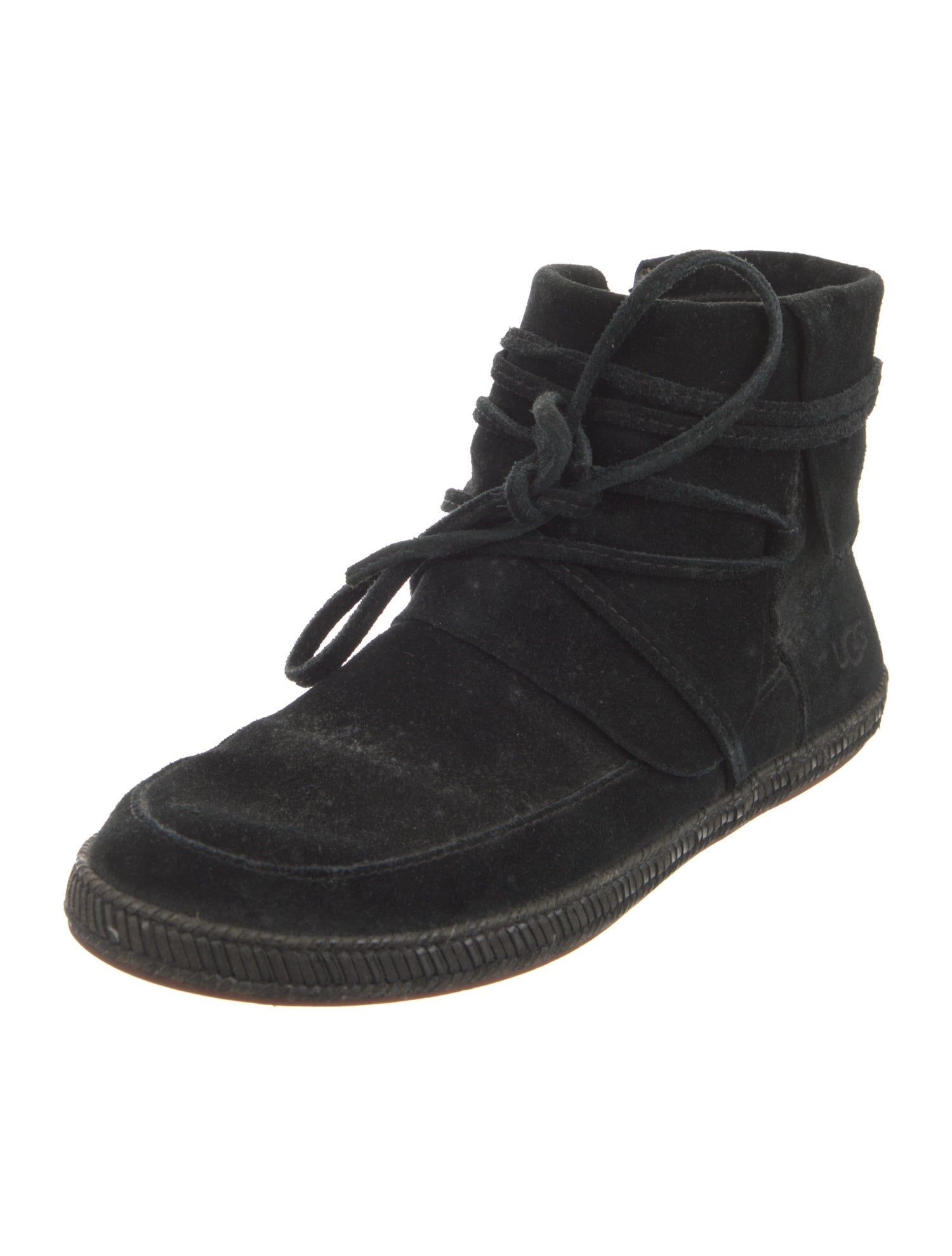UGG Suede Lace-Up Boots