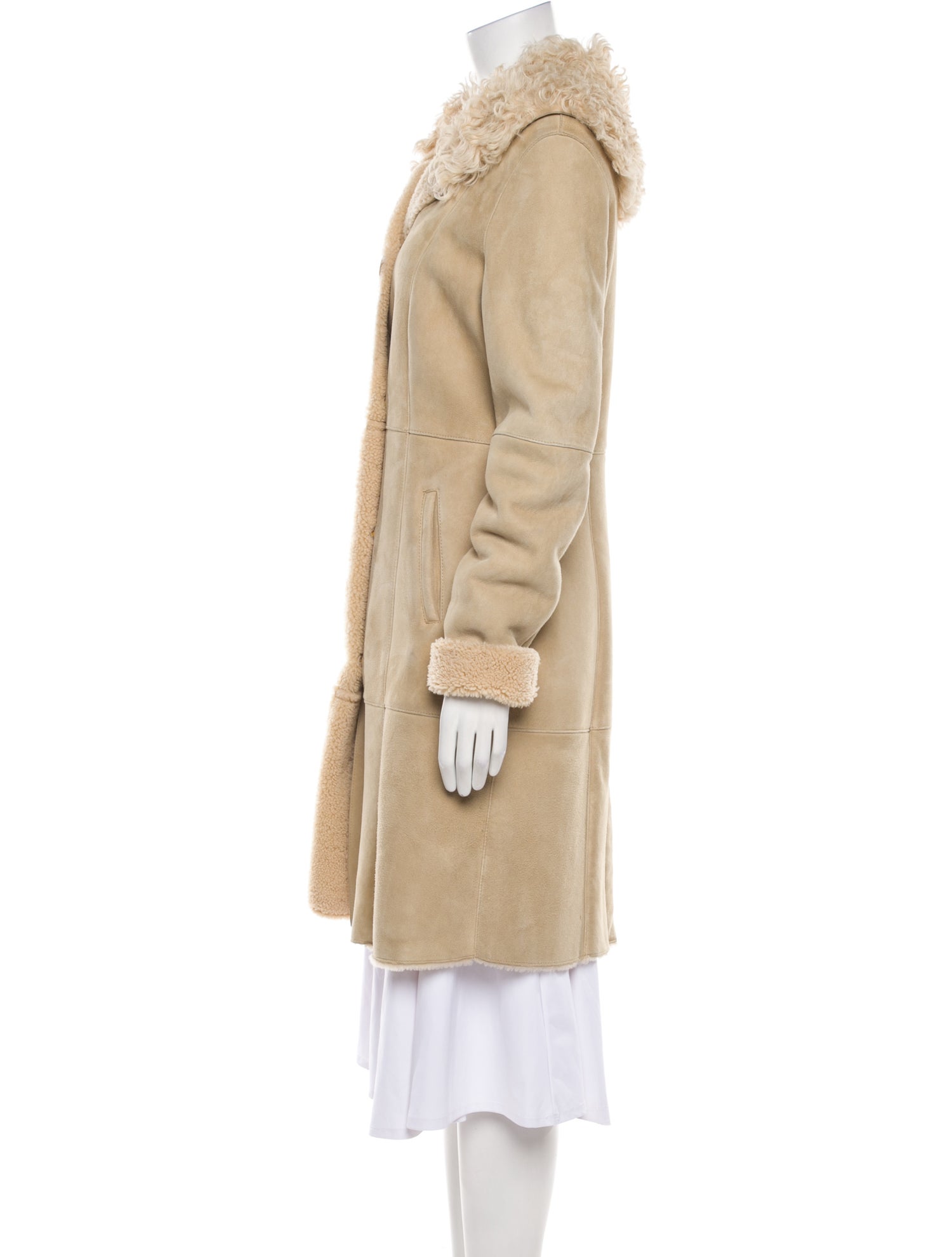 UGG Leather Trench Coat
