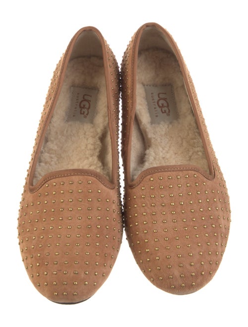 UGG Suede Studded Accents Ballet Flats