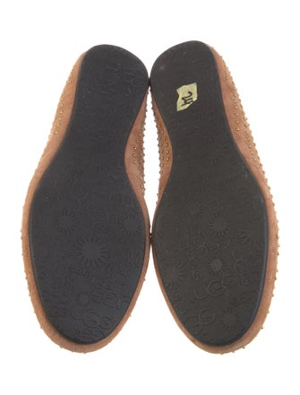 UGG Suede Studded Accents Ballet Flats