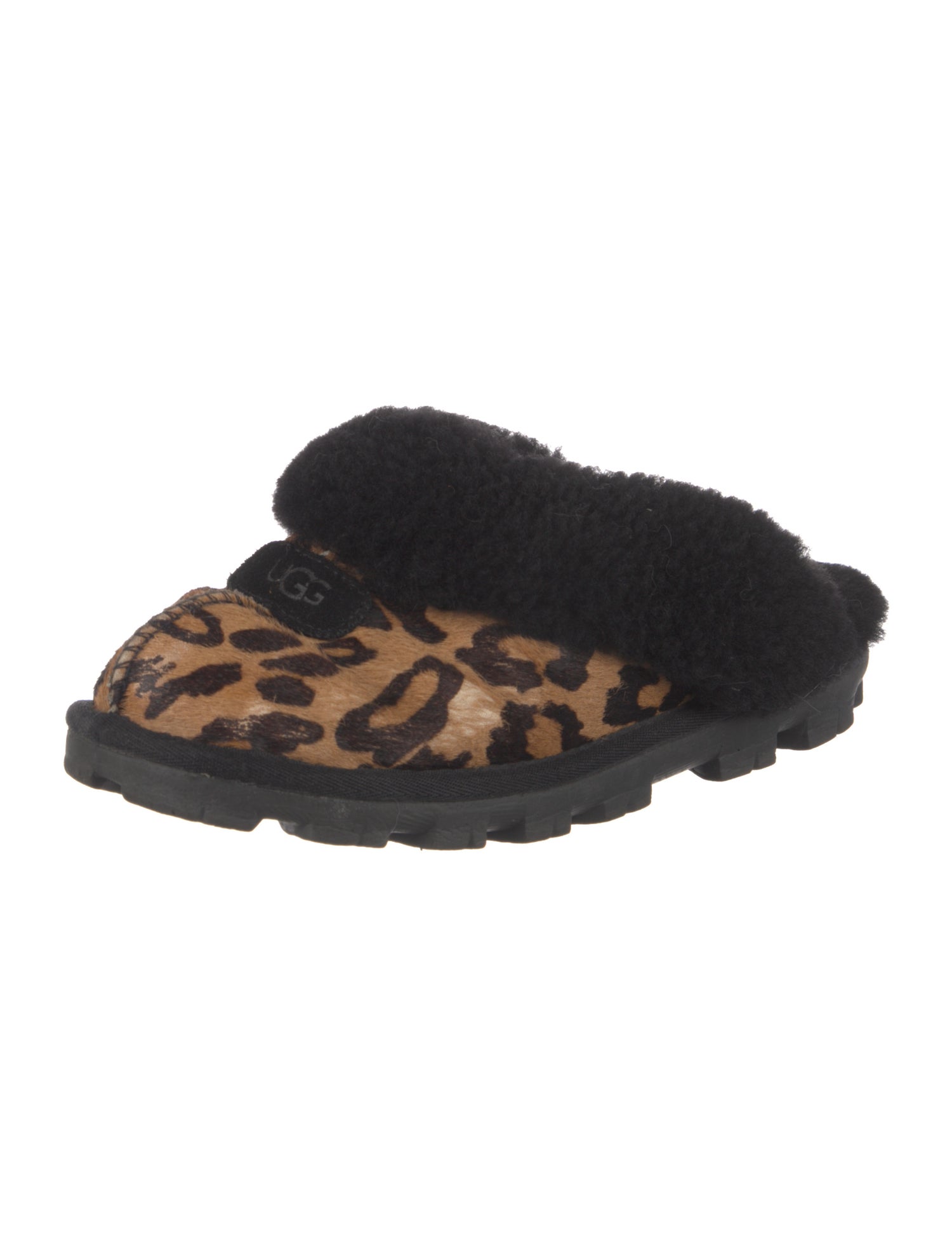 UGG Ponyhair Animal Print Mules