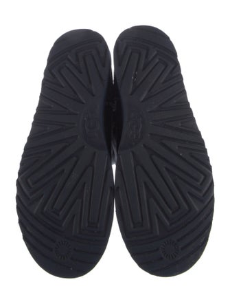 UGG Suede Fur Trim Boots