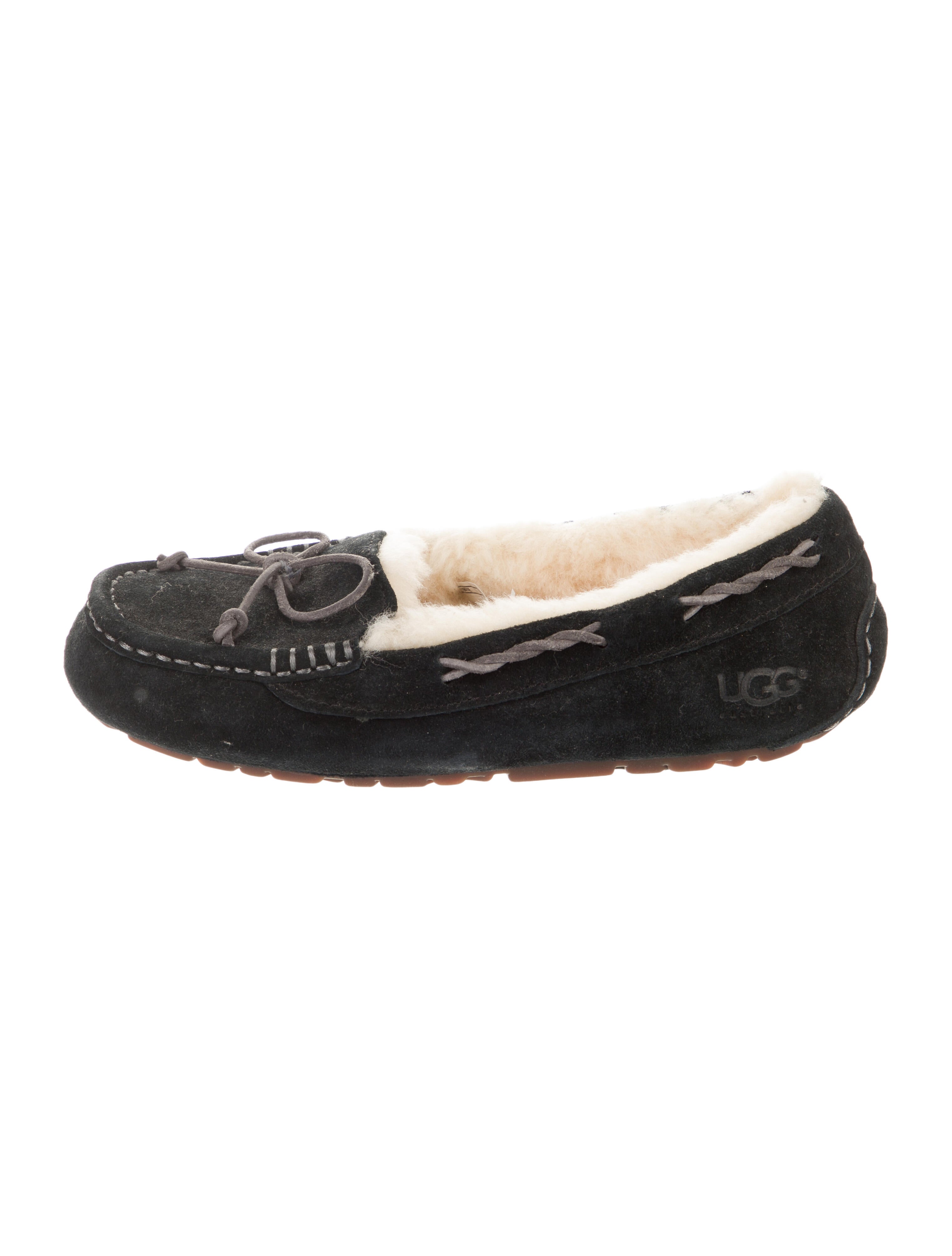 UGG Suede Colorblock Pattern Moccasins