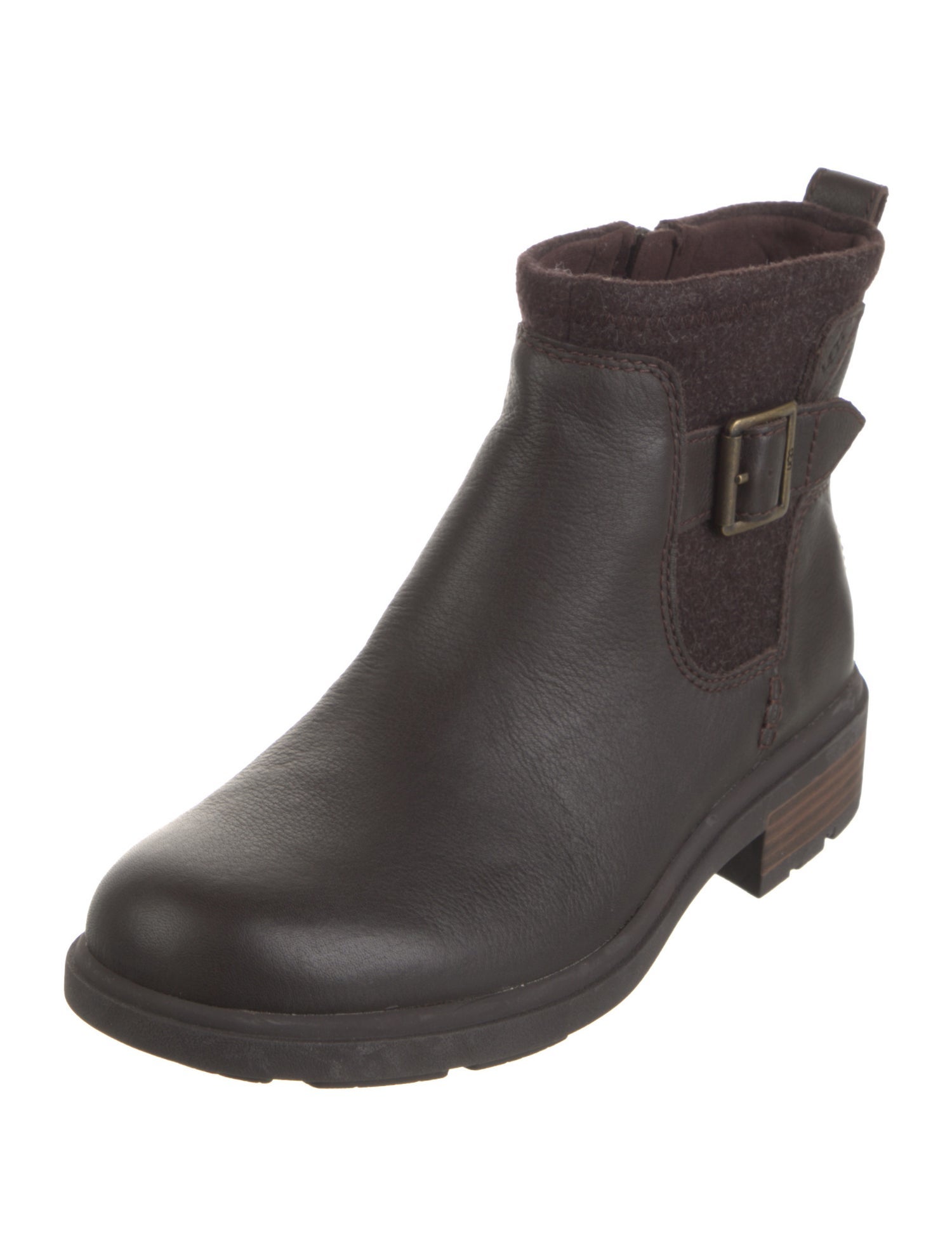 UGG Leather Moto Boots