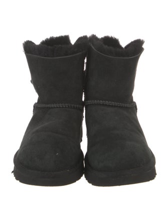 UGG Suede Bow Accents Boots