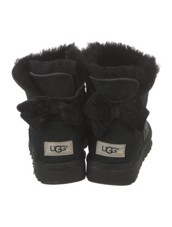 UGG Suede Bow Accents Boots