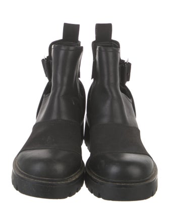 UGG Leather Cutout Accent Boots