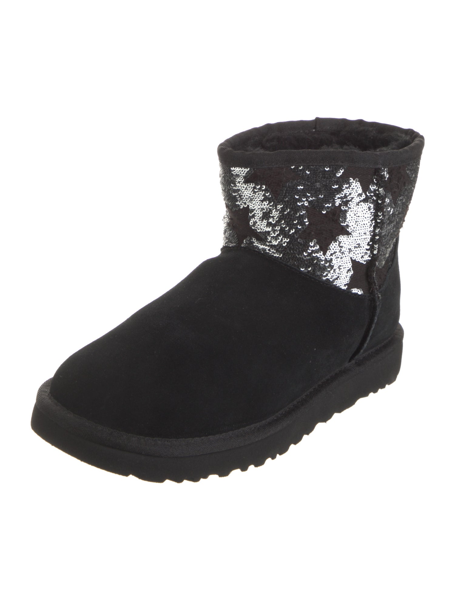 UGG Suede Sequin Embellishments Boots
