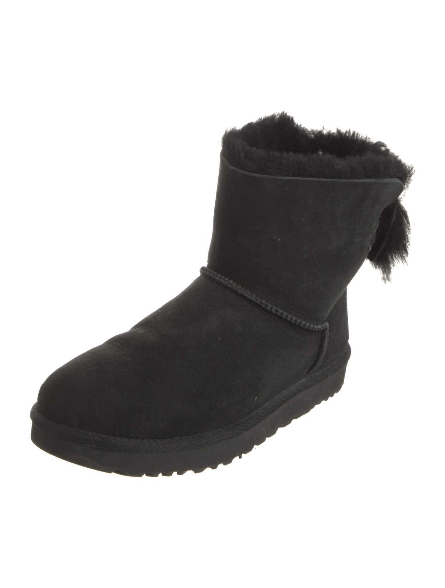 UGG Suede Bow Accents Boots