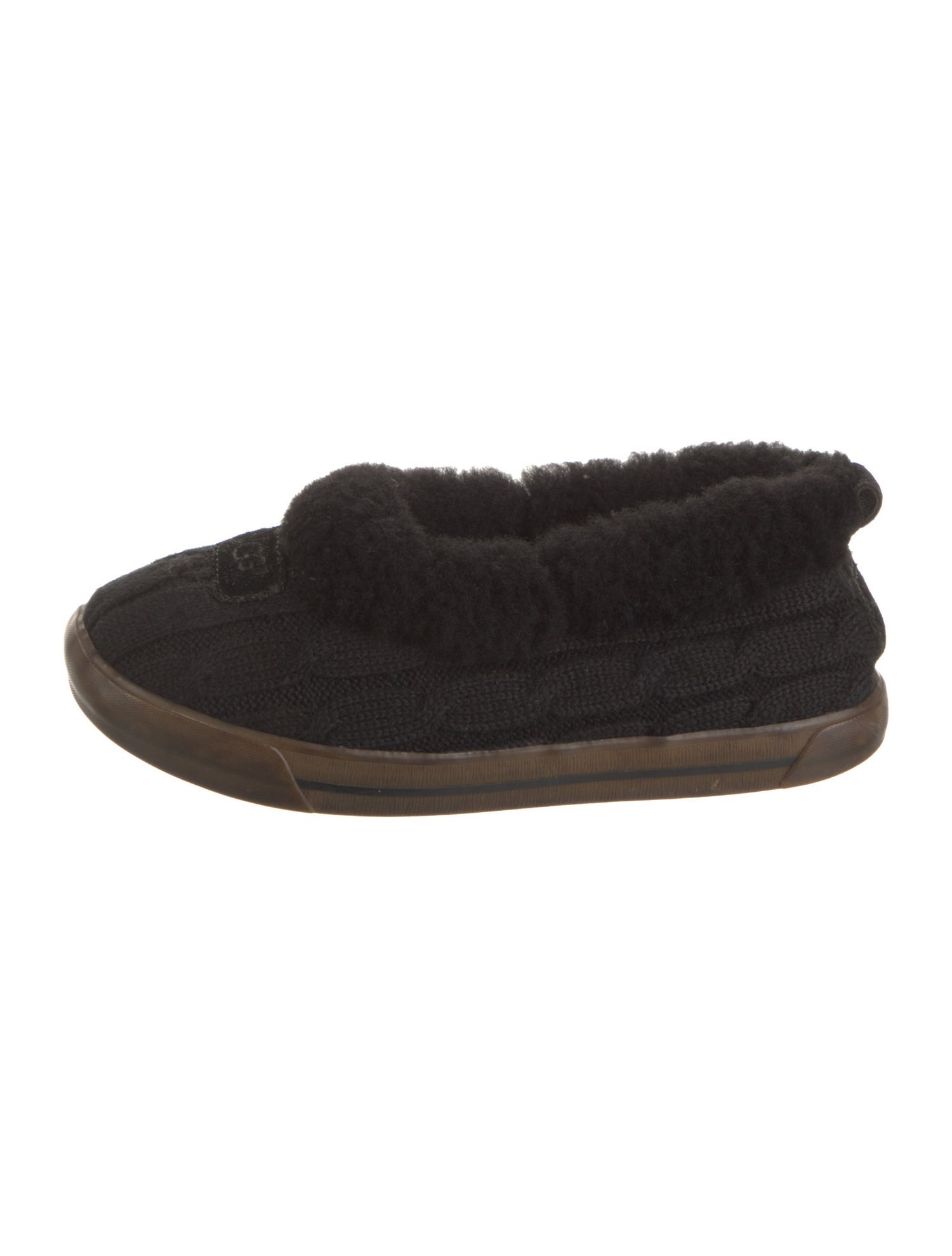 UGG Fur Trim Flats