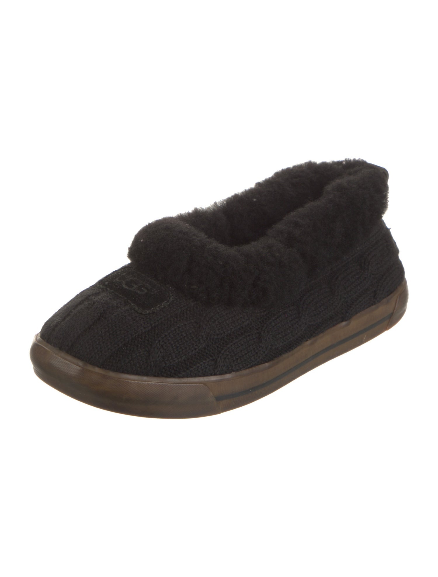 UGG Fur Trim Flats