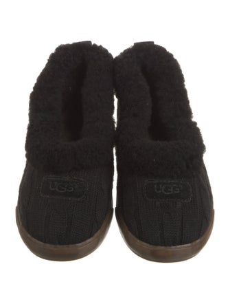 UGG Fur Trim Flats