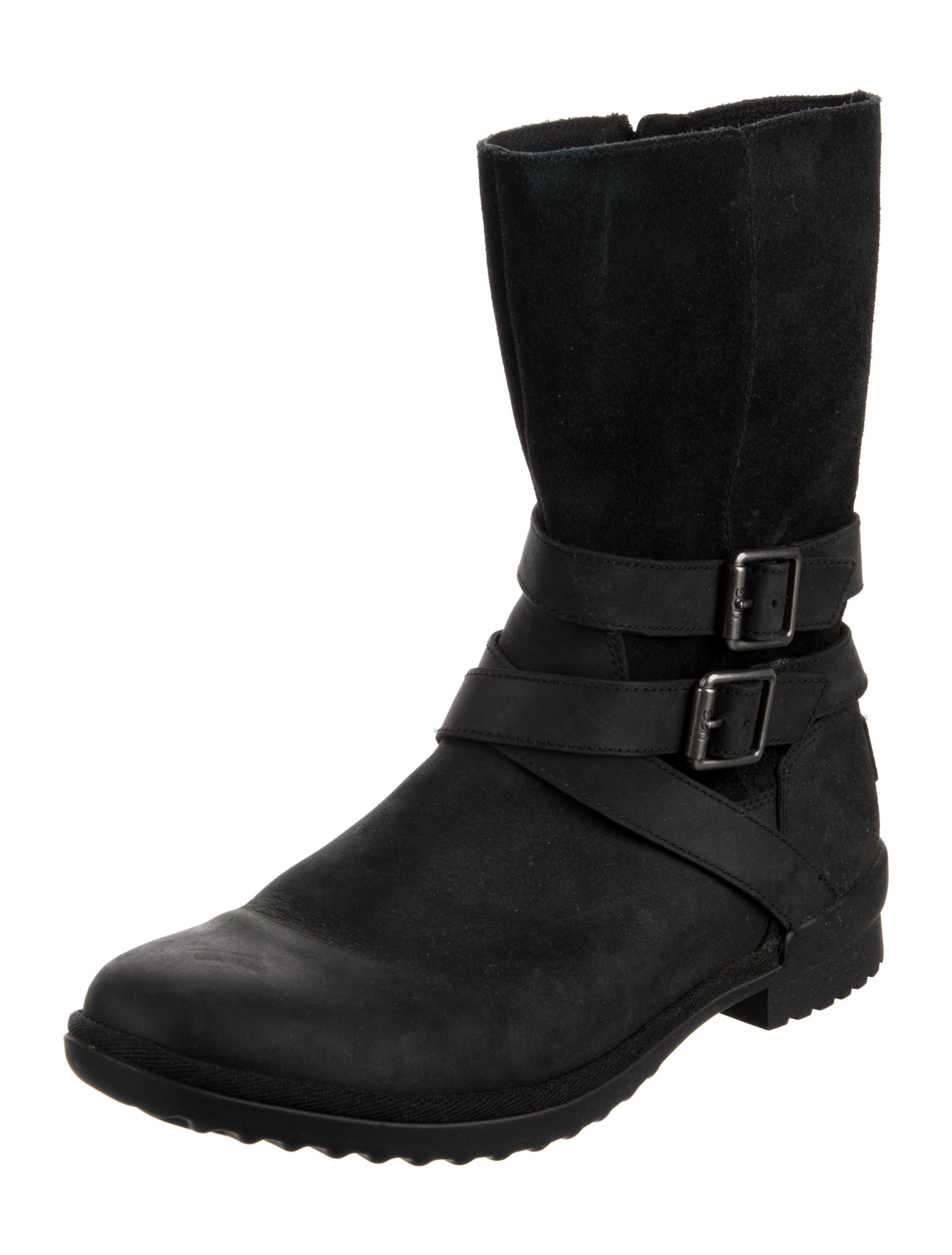 UGG Leather Moto Boots